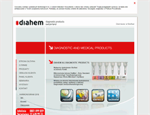 Tablet Screenshot of diahem.pl